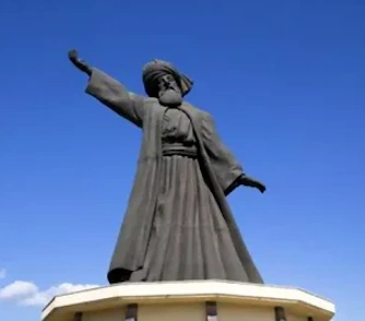 rumi's square in blue world city